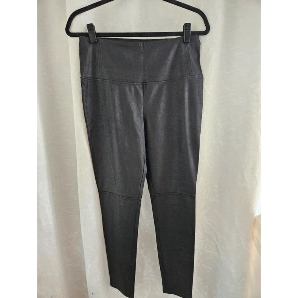Trouvé Faux Leather Leggings / Pants – High Rise / Elastic Waist – Size M